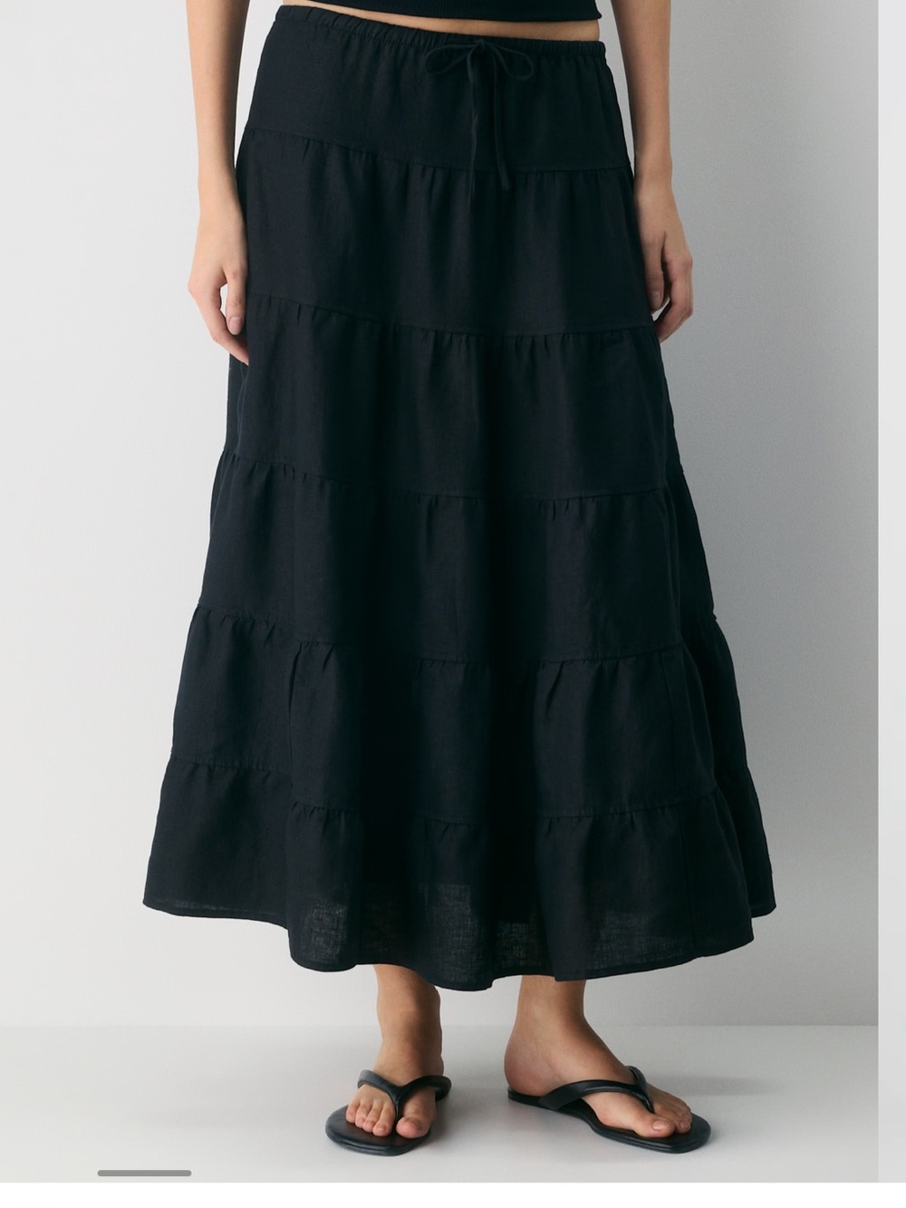 Wilfred Bouquet Linen Skirt - Picture 2 of 5